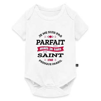 SAINT PARFAIT - PRENOM SAINT - Body à manches courtes Premium Bébé - blanc - Devant