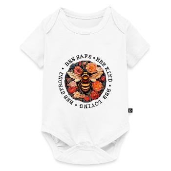 Bee Art Beekeeper Bee Whisperer Saying Sayings - Baby Premium short-sleeve bodysuit - white - Front