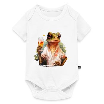 Cool Grenouille Grenouilles Drôles D’animaux - Body à manches courtes Premium Bébé - blanc - Devant