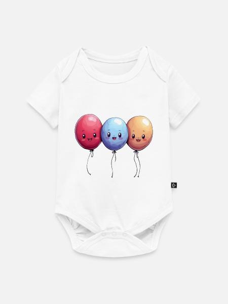Balloons for children - Baby Premium short-sleeve bodysuit - white