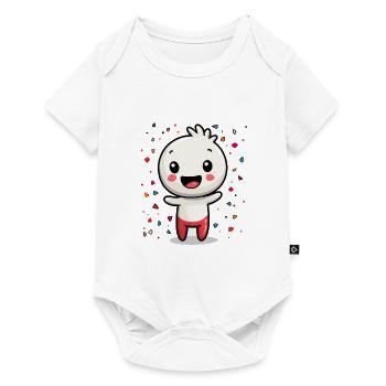 Carnival joy with confetti - Baby Premium short-sleeve bodysuit - white - Front