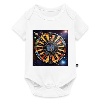 Fléchettes galactiques - Body à manches courtes Premium Bébé - blanc - Devant