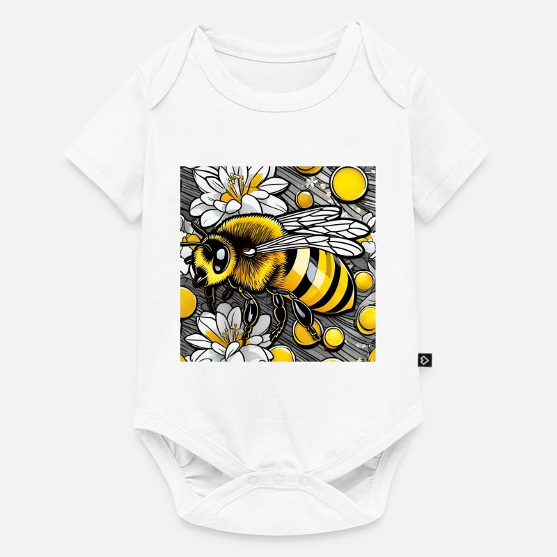 Cute Bee - Baby Premium short-sleeve bodysuit - white