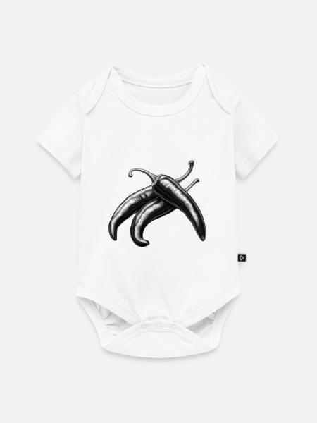 Chili - Baby Premium Kurzarmbody - Weiß