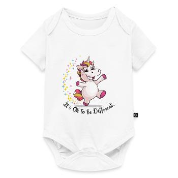Licorne Drôle Licornes Licornes Dictons Créatures Mythiques Animal - Body à manches courtes Premium Bébé - blanc - Devant