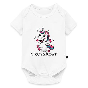 Licorne Drôle Licornes Licornes Dictons Créatures Mythiques Animal - Body à manches courtes Premium Bébé - blanc - Devant