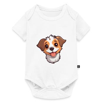 Cirnechi Dell Etna Dog Breed Watercolor Cartoon Ka - Baby Premium short-sleeve bodysuit - white - Front