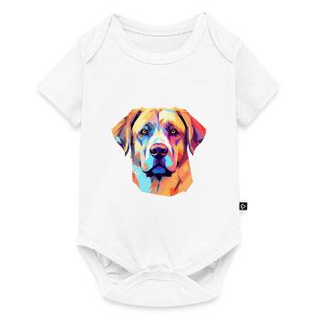 Anatolian Shepherd Dog Breed Watercolor Cartoon Ka - Baby Premium short-sleeve bodysuit - white - Front