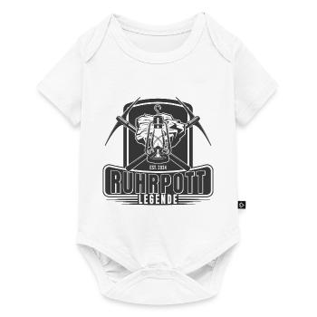 Ruhrpott Legende Lore Bergbau Bergarbeiter - Baby Premium Kurzarmbody - Weiß - Vorne