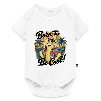 Funny banana with saying for the holiday - Baby Premium short-sleeve bodysuit - white - Front