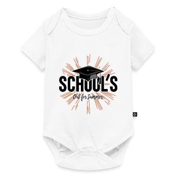 Schulabschluss School`s Out For Summer - Baby Premium short-sleeve bodysuit - white - Front