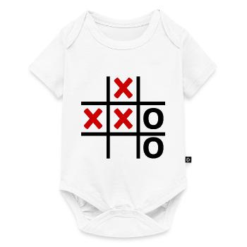 TIC TAC TOE Field Retro - Baby Premium short-sleeve bodysuit - white - Front