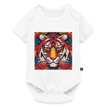 Bright Tiger - Baby Premium short-sleeve bodysuit - white - Front
