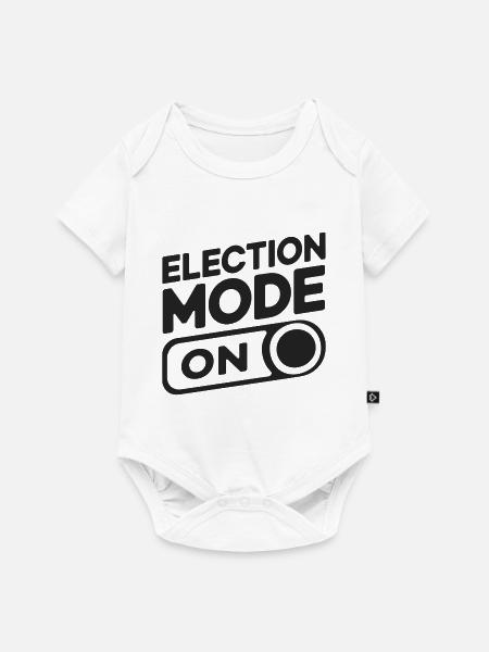 Election Mode On - Baby Premium Kurzarmbody - Weiß