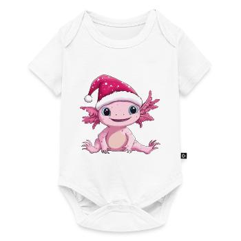 Axolotl Christmas Cute Cute Christmassy - Baby Premium short-sleeve bodysuit - white - Front