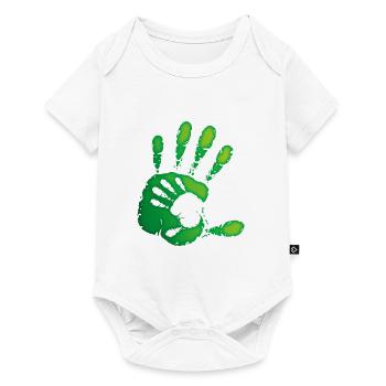 MAINS - VERT - Body à manches courtes Premium Bébé - blanc - Devant