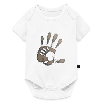 HANDS - GREY - Baby Premium short-sleeve bodysuit - white - Front