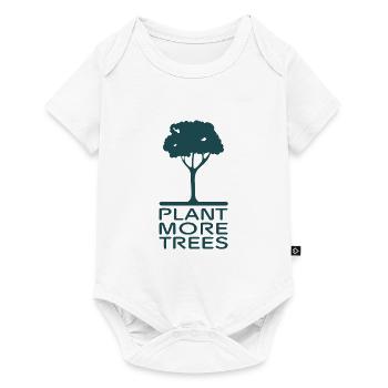 Plant More Trees Conservation Activist - Baby Premium short-sleeve bodysuit - white - Front
