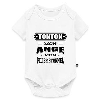 TONTON MON ANGE MON PILIER ETERNEL - Body à manches courtes Premium Bébé - blanc - Devant