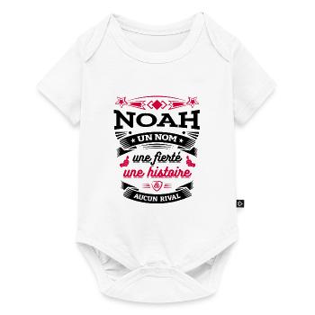 NOAH UN NOM UNE FIERTÉ AUCUN RIVAL - Body à manches courtes Premium Bébé - blanc - Devant