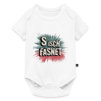 S Isch Fasnet - Karneval Fasching Spruch - Body à manches courtes Premium Bébé - blanc - Devant