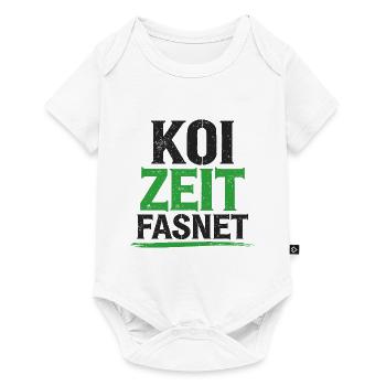 Koi Zeit Fasnet - Carnaval Carnaval - Body à manches courtes Premium Bébé - blanc - Devant