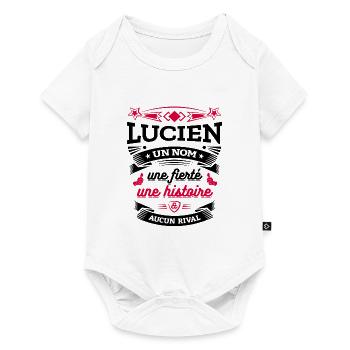 LUCIEN UN NOM UNE FIERTÉ AUCUN RIVAL - Body à manches courtes Premium Bébé - blanc - Devant