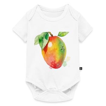 Mango - Baby Premium short-sleeve bodysuit - white - Front
