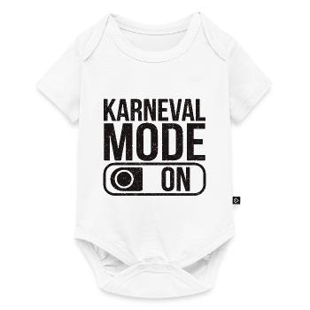 Karneval Mode On Fasching Fasnet - Baby Premium Kurzarmbody - Weiß - Vorne