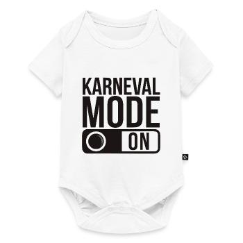 Karneval Mode On Fasching Fasnet - Baby Premium Kurzarmbody - Weiß - Vorne