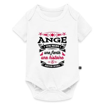 ANGE UN NOM UNE FIERTÉ AUCUN RIVAL - Body à manches courtes Premium Bébé - blanc - Devant