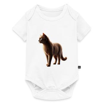 Cat Realistic - Baby Premium short-sleeve bodysuit - white - Front