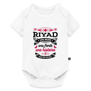 RIYAD UN NOM UNE FIERTÉ AUCUN RIVAL - Body à manches courtes Premium Bébé - blanc - Devant