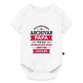 ARCHIVAR PAPA - VIEL COOLER ALS NORMALER PAPA - Baby Premium Kurzarmbody - Weiß - Vorne