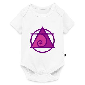 AIR ELEMENT - Baby Premium short-sleeve bodysuit - white - Front