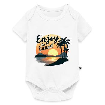 Enjoy the Sunset Sunset Summer Vibes - Baby Premium short-sleeve bodysuit - white - Front