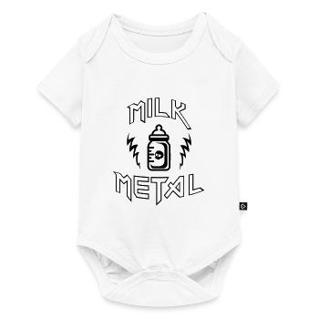 Milk & Metal - Baby Premium short-sleeve bodysuit - white - Front