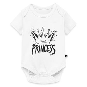Princess Crown Splash - Baby Premium short-sleeve bodysuit - white - Front