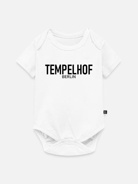 Tempelhof - Berlin - Bezirk - Baby Premium Kurzarmbody - Weiß