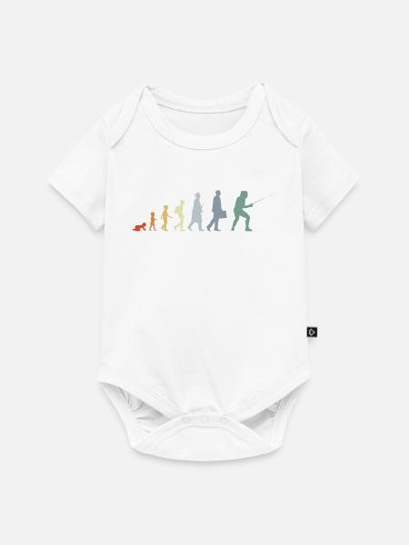 Fechter Evolution - Baby Premium Kurzarmbody - Weiß