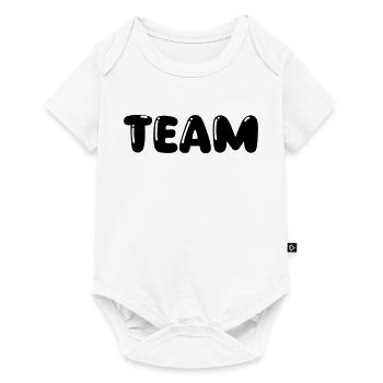 Team - Baby Premium Kurzarmbody - Weiß - Vorne
