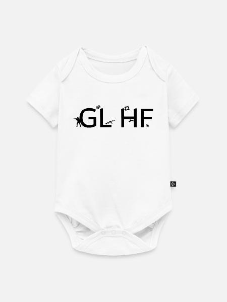 Good luck have fun - Baby Premium Kurzarmbody - Weiß