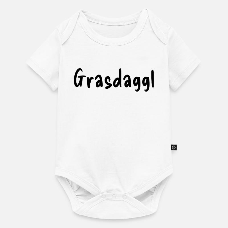 Grasdaggl - Body à manches courtes Premium Bébé - blanc