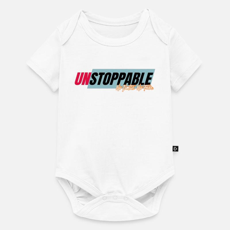 Unstoppable without limits - Baby Premium short-sleeve bodysuit - white