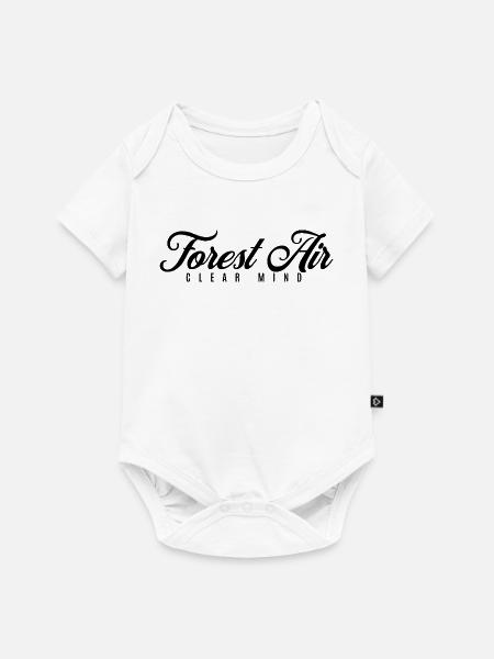 Forest Air Clear Mind - Baby Premium Kurzarmbody - Weiß