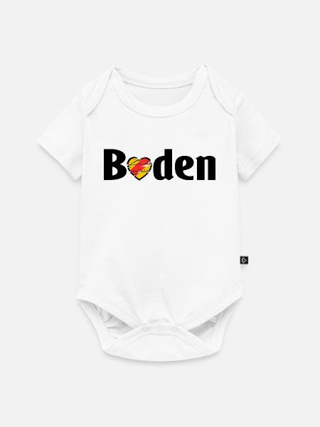 Unser Baden - Baby Premium Kurzarmbody - Weiß