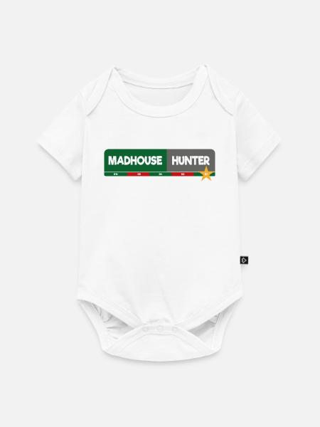 MadhouseHunter - Baby Premium Kurzarmbody - Weiß