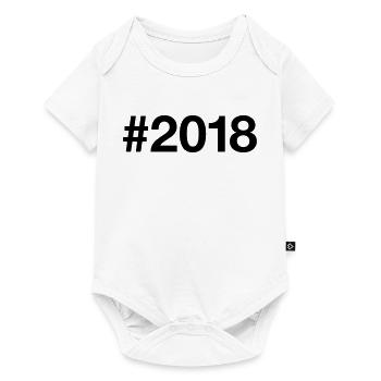 8e anniversaire du millésime 2018 - Body à manches courtes Premium Bébé - blanc - Devant