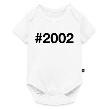 2002 Jahrgang 24 Jahre alt 24. Geburtstag - Baby Premium Kurzarmbody - Weiß - Vorne