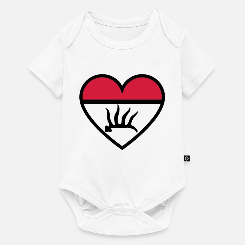 gp - Body à manches courtes Premium Bébé - blanc